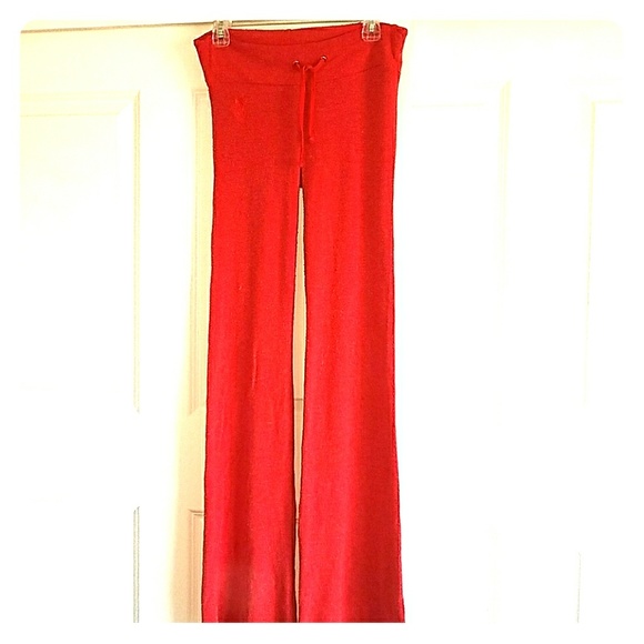 Wildfox Pants - WILDFOX Orange/Red Tennis Club Pants Small